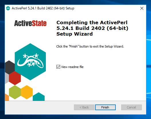 Windows Server に Active Perl をインストールする:画像15