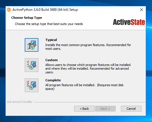 Windows Server に Active Python をインストールする:画像10