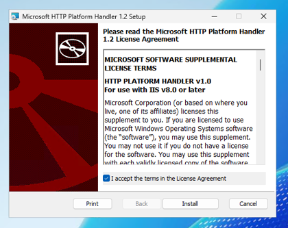 HttpPlatformHandler をインストールする:画像5
