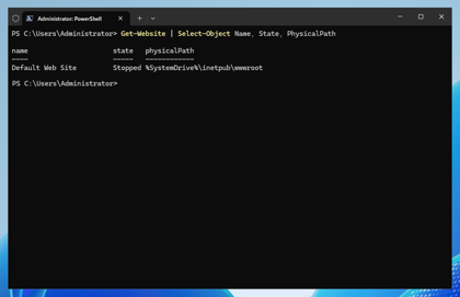 IISでリダイレクトを設定したが、リダイレクトが動作しない:画像4