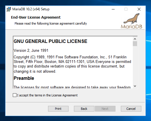 Windows Server にMariaDB Windows版をインストールする:画像9