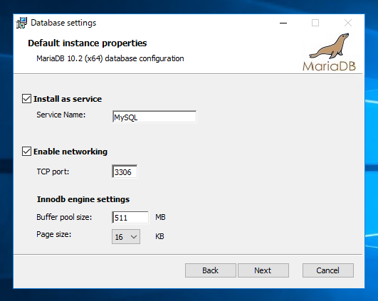 Windows Server にMariaDB Windows版をインストールする:画像14