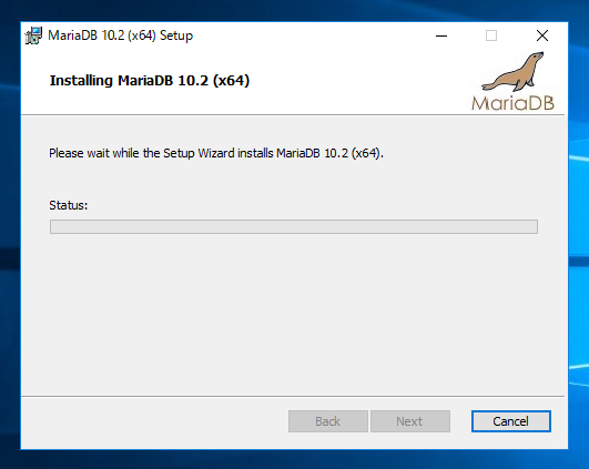 Windows Server にMariaDB Windows版をインストールする:画像17