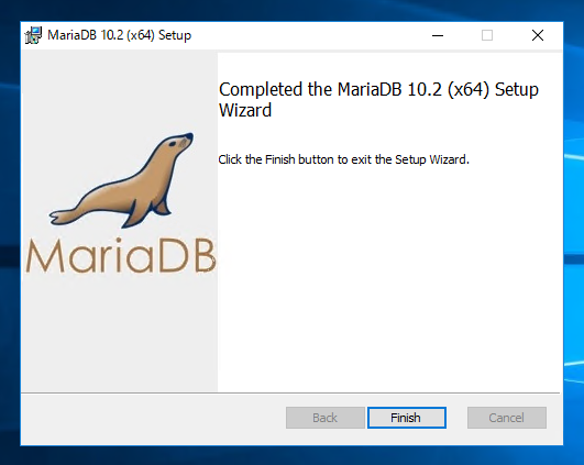Windows Server にMariaDB Windows版をインストールする:画像19