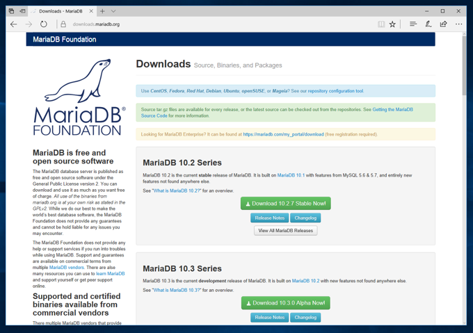 Windows Server にMariaDB Windows版をインストールする:画像3