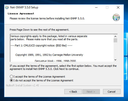 Windows Server に net-snmp をインストールする:画像11