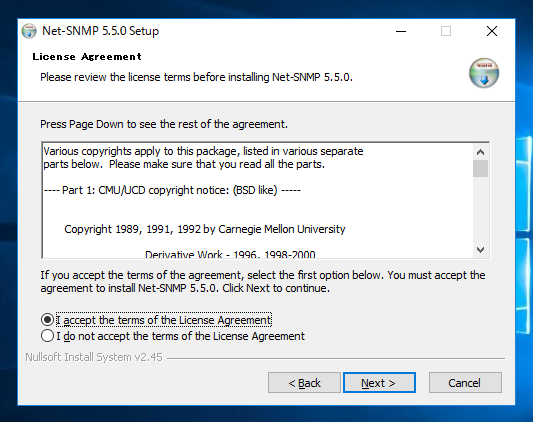 Windows Server に net-snmp をインストールする:画像12