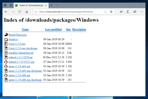 Windows Server に RRDtool をインストールする:画像7