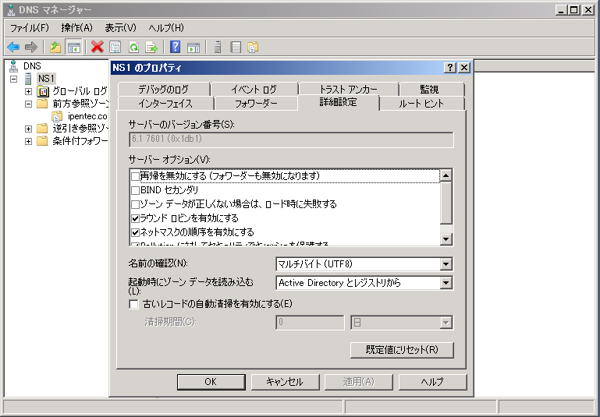WindowsサーバーでDNSサーバーをコンテンツサーバーとして設定する:画像2