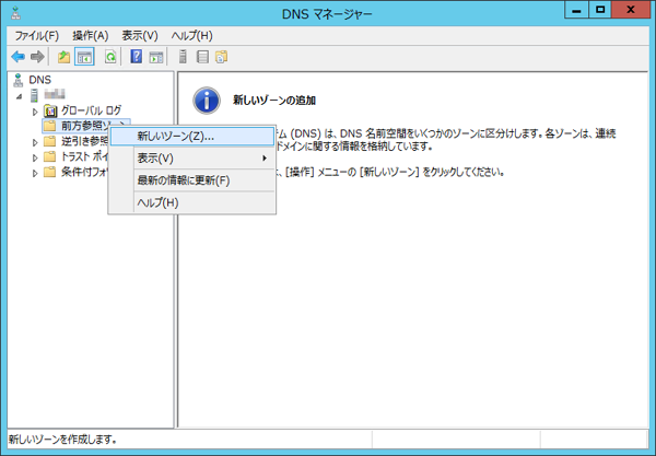 WindowsサーバーでインターネットDNSのセカンダリリゾーンを作成する (Windows Server 2008 / 2012):画像3