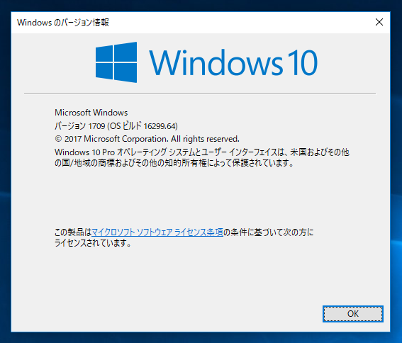 Windowsのバージョン、ビルド番号を確認する:画像4