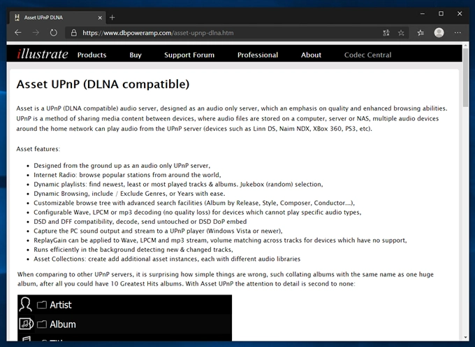 Asset UPnP のインストール:画像3