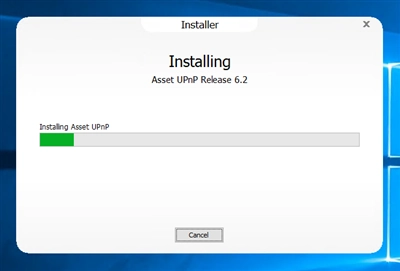 Asset UPnP のインストール:画像9