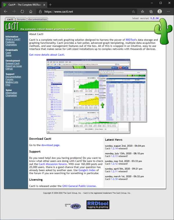 Windows版 Cacti をアップデートする (2020年版):画像1