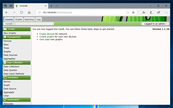 Windows版 Cacti をアップデートする:画像24