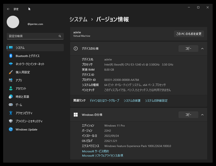 Windows 11 2022 Update にアップデートする:画像25