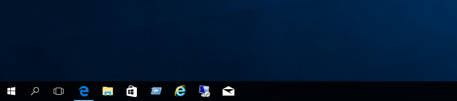 Windows 10 のタスクバーの検索ボックスを非表示にする、表示スタイルを変更する:画像12