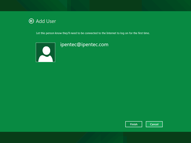 Windows Developer Preview (Windows 8 - Developer Preview)にユーザーを追加する:画像4