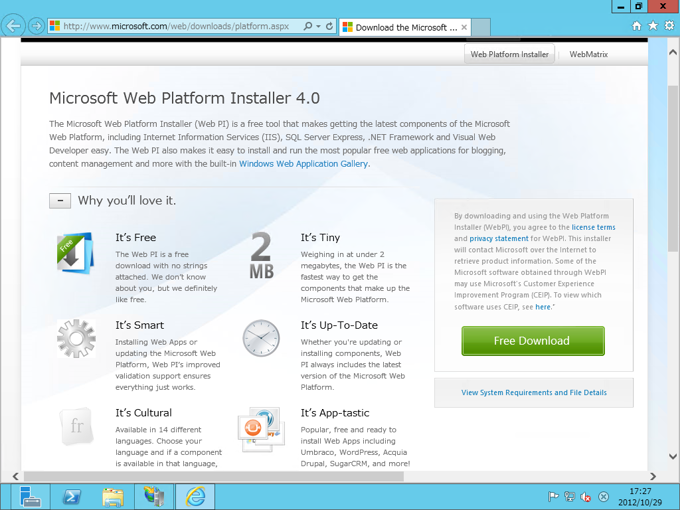 Windows Server 2012 にインターネット インフォメーション サービス (IIS) をインストールする:画像30