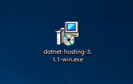 .NET Core 3.1 Windows Server Hosting をインストールする:画像4