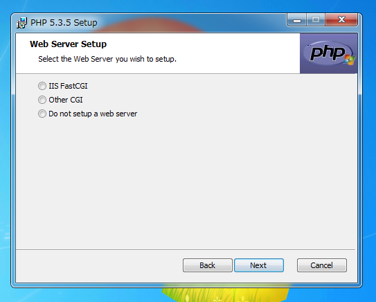 WindowsにPHP5.3(non-Thread Safe版)をインストールする (IIS7でPHPを動作させる):画像5